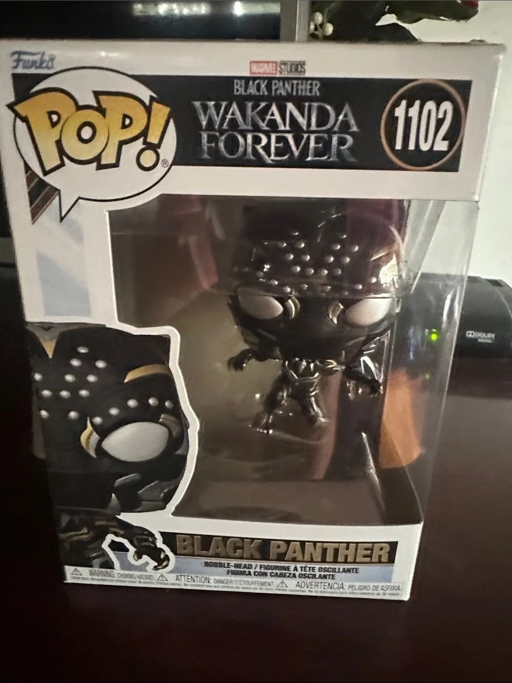 Funko Pop! Black Panther Wakanda Forever Metallic Black and Silver Figure